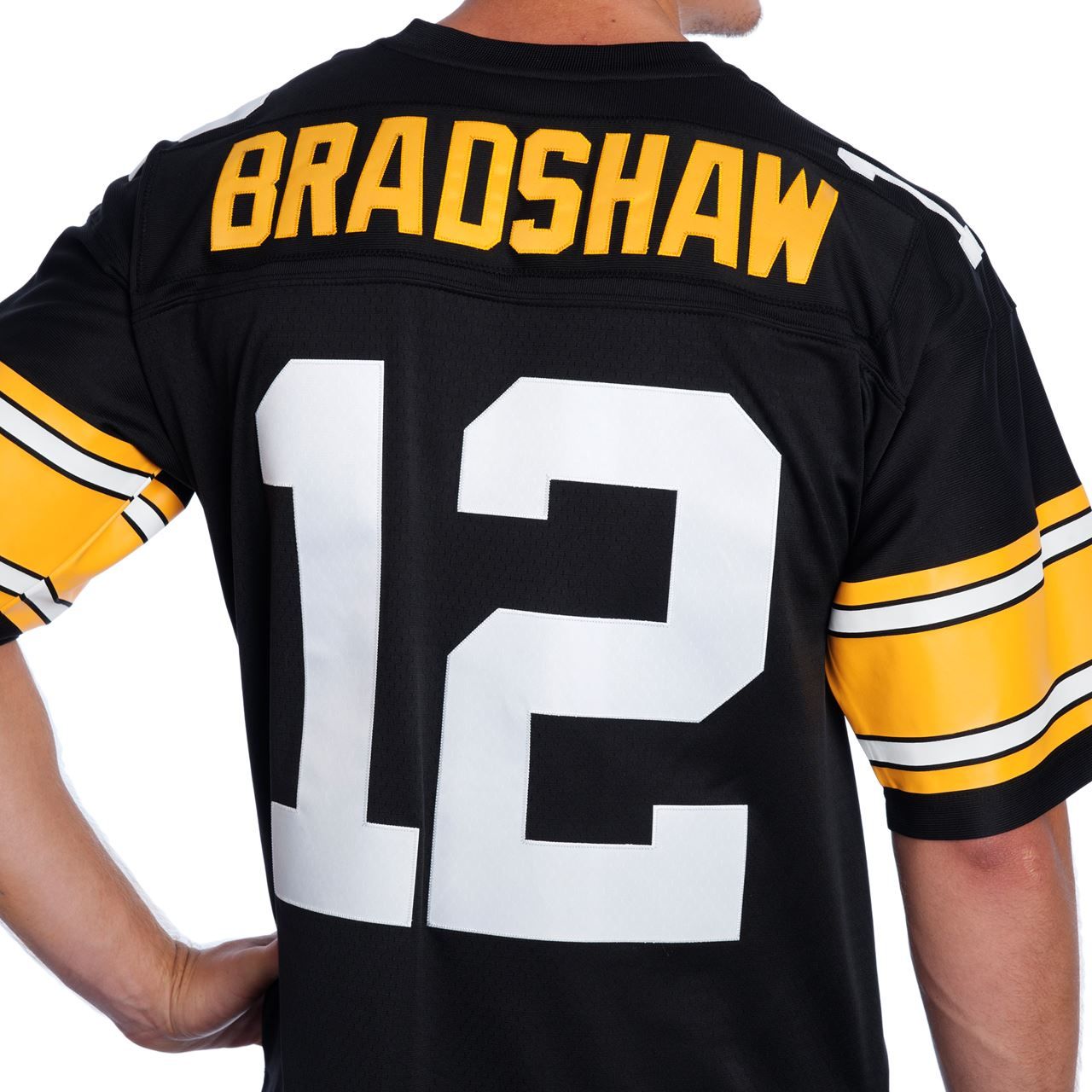 Terry Bradshaw #12 Men's Mitchell & Ness Limited/Replica Jersey