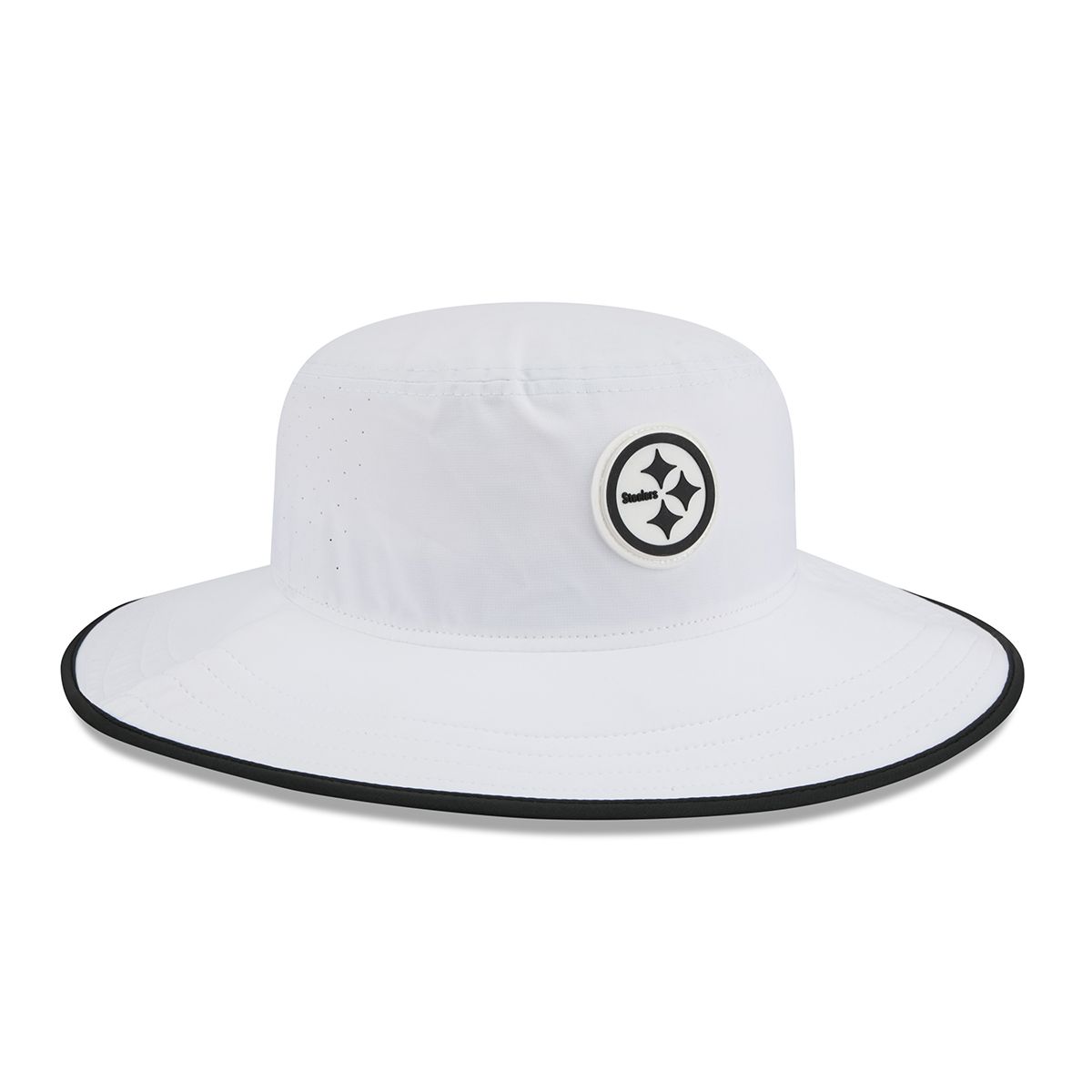 Pittsburgh Steelers Men's New Era Sideline Training Panama Bucket Hat 6 Pittsburgh Steelers Men's New Era Sideline Training Panama Bucket Hat