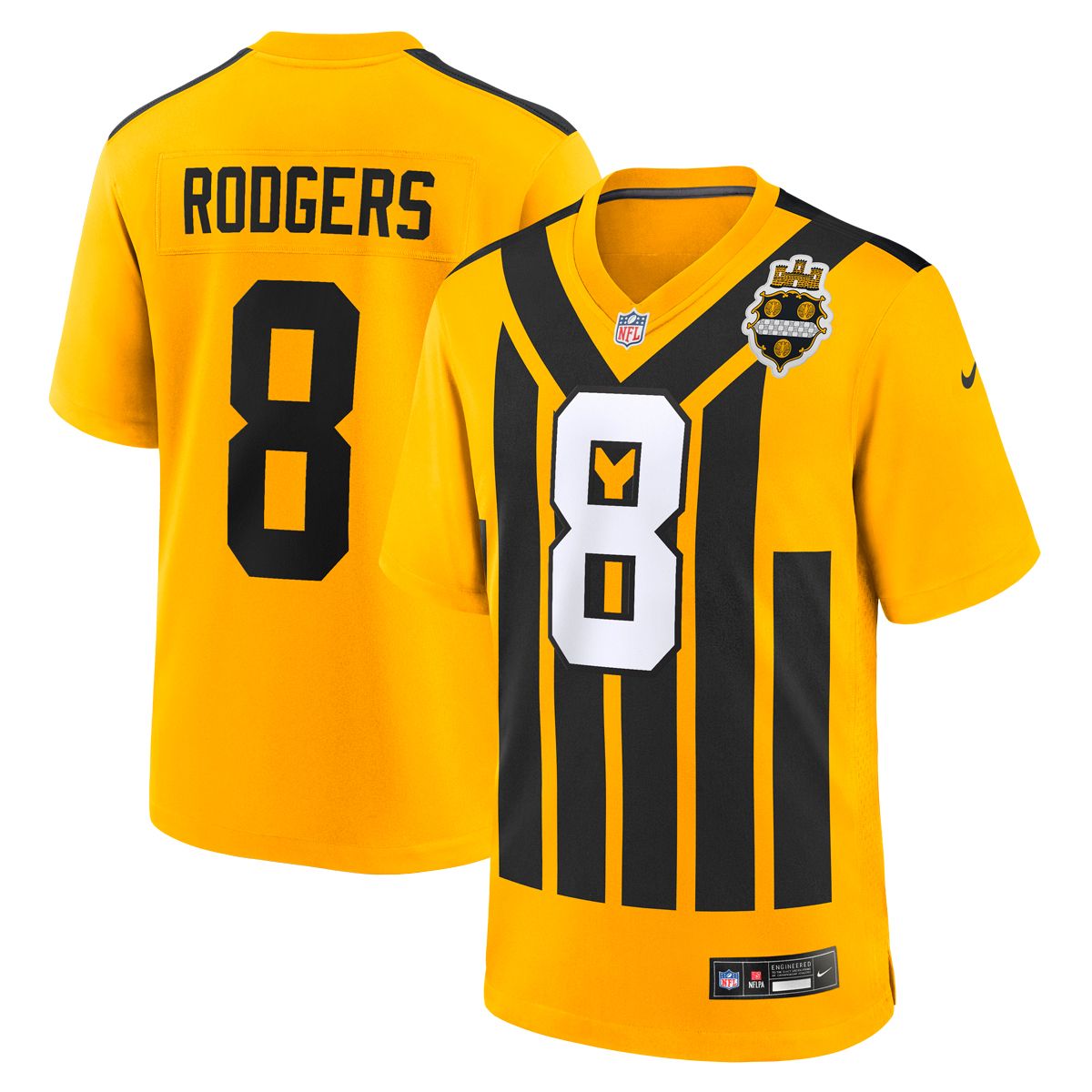 Aaron Rodgers #8 Men's Nike Replica '33 Throwback Jersey