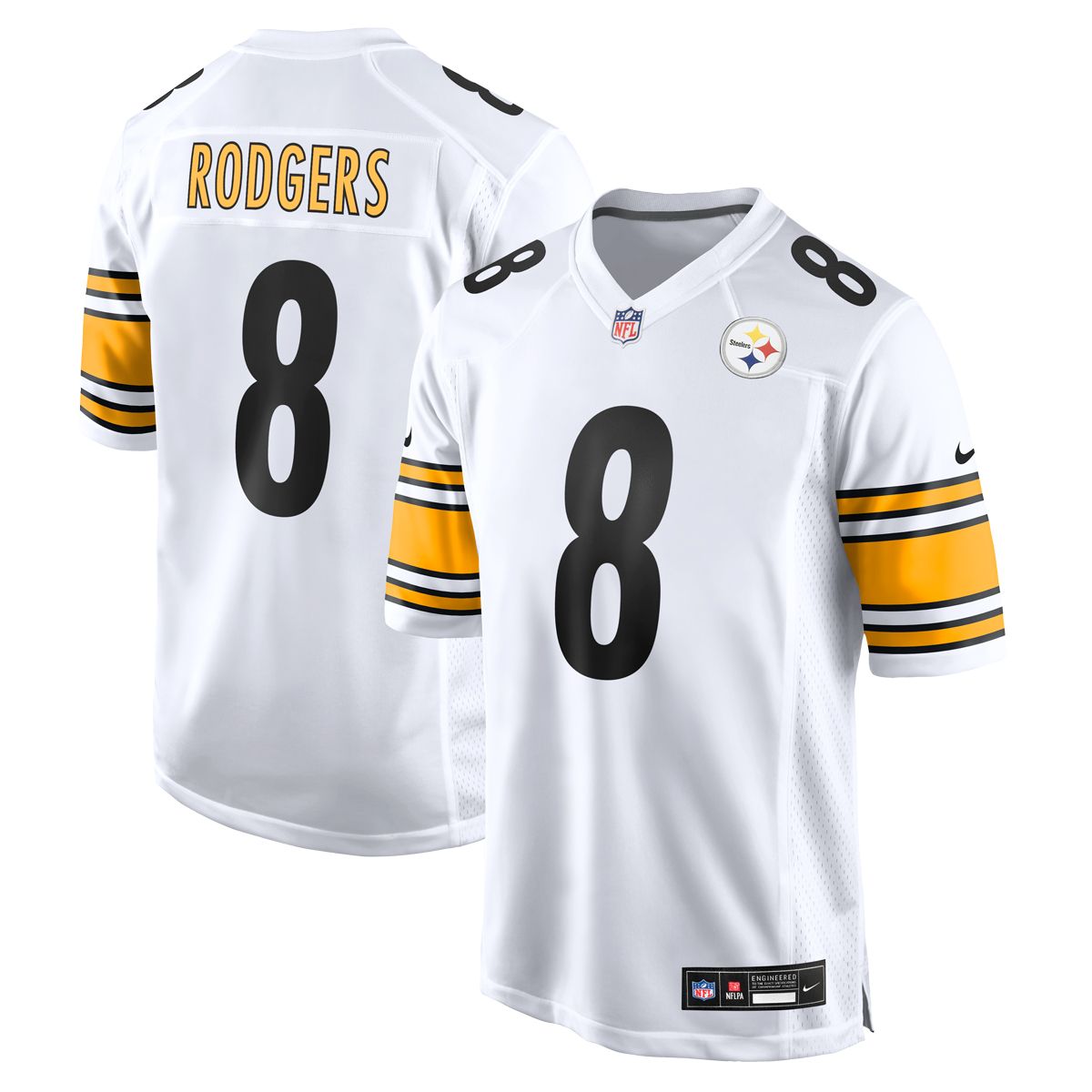 Aaron Rodgers #8 Men's Nike Replica Away Jersey