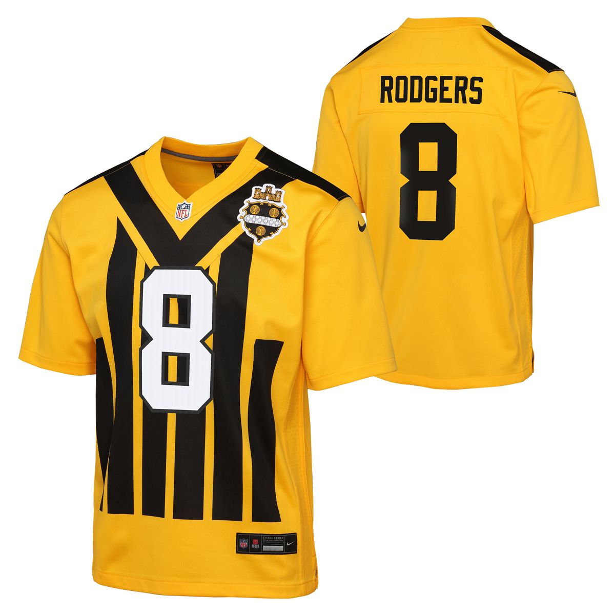Aaron Rodgers #8 Youth Nike Replica '33 Throwback Jersey