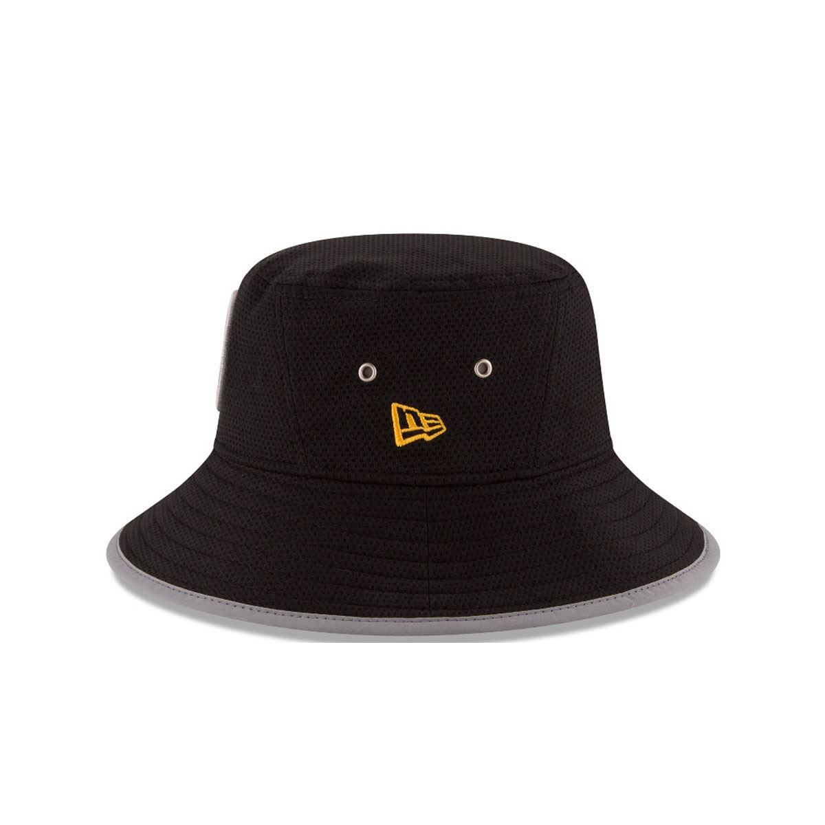 Pittsburgh Steelers New Era Black Training Adult Bucket Hat