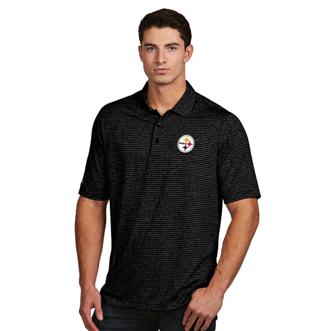 Pittsburgh Steelers Antigua Finish Polo