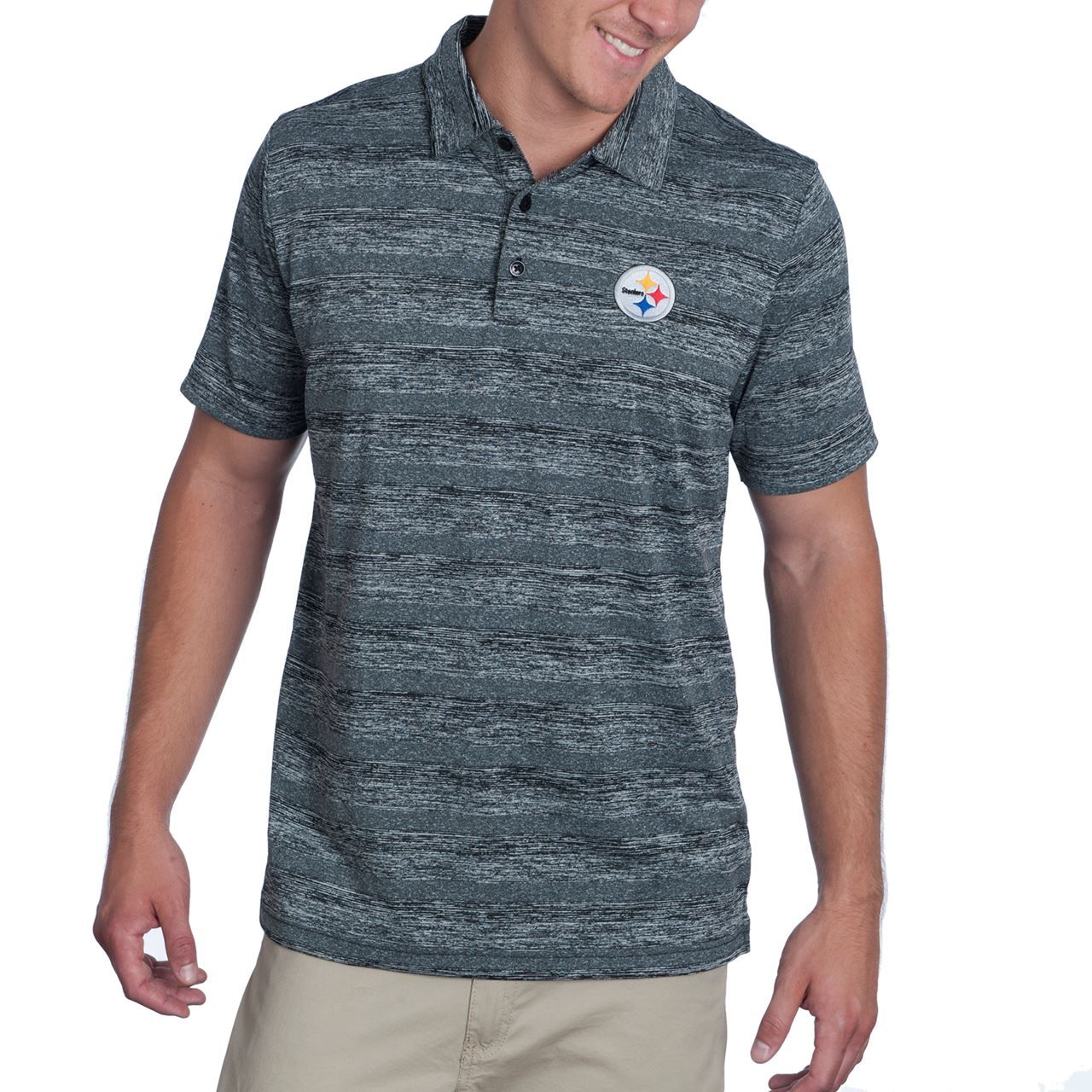 Pittsburgh Steelers Antigua Formation Polo