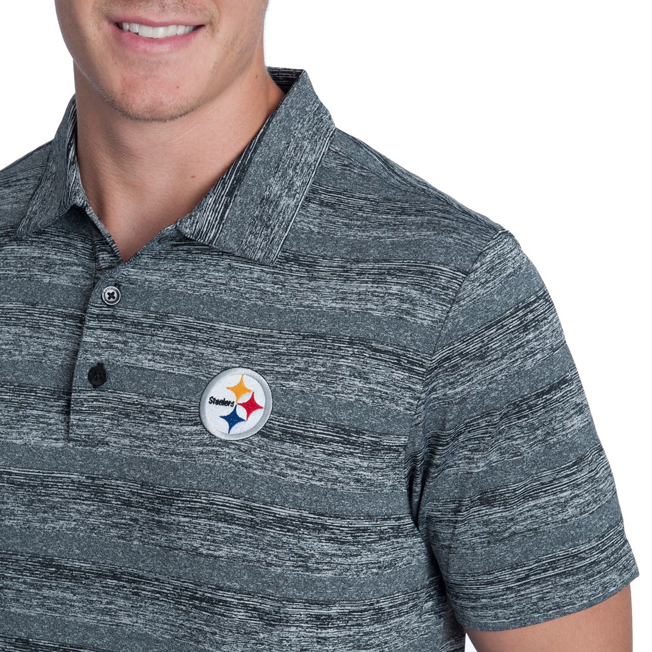 Pittsburgh Steelers Antigua Formation Polo 3 Pittsburgh Steelers Antigua Formation Polo