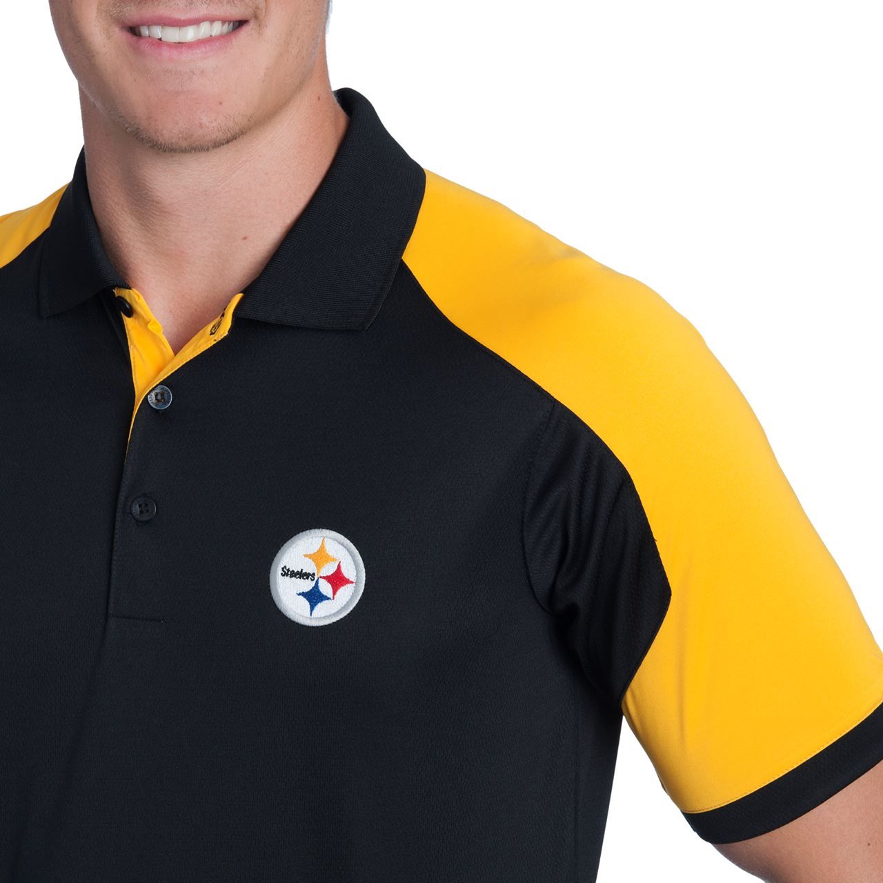Pittsburgh Steelers Antigua Century Polo 3 Pittsburgh Steelers Antigua Century Polo