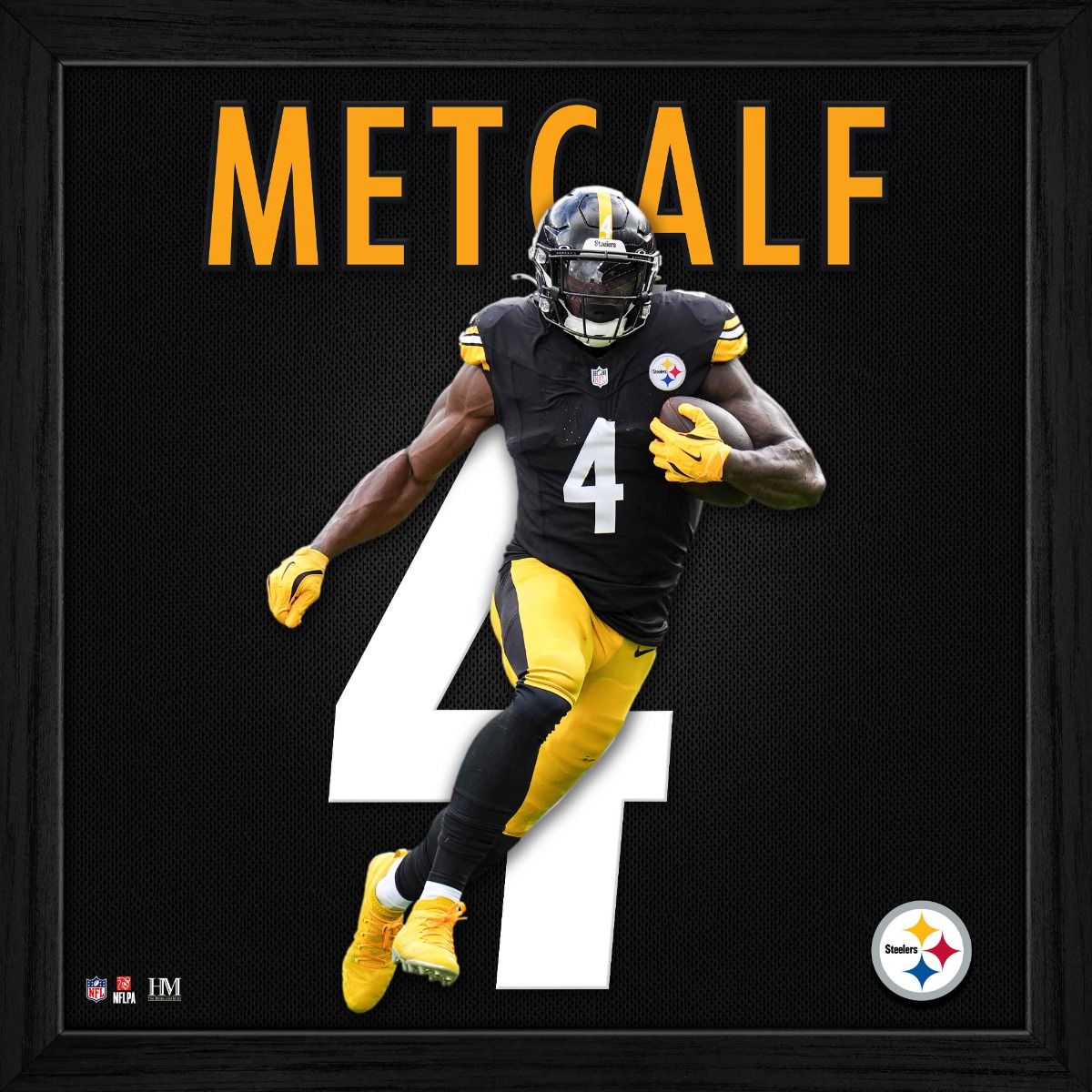 Pittsburgh Steelers DK Metcalf Impact Jersey Frame