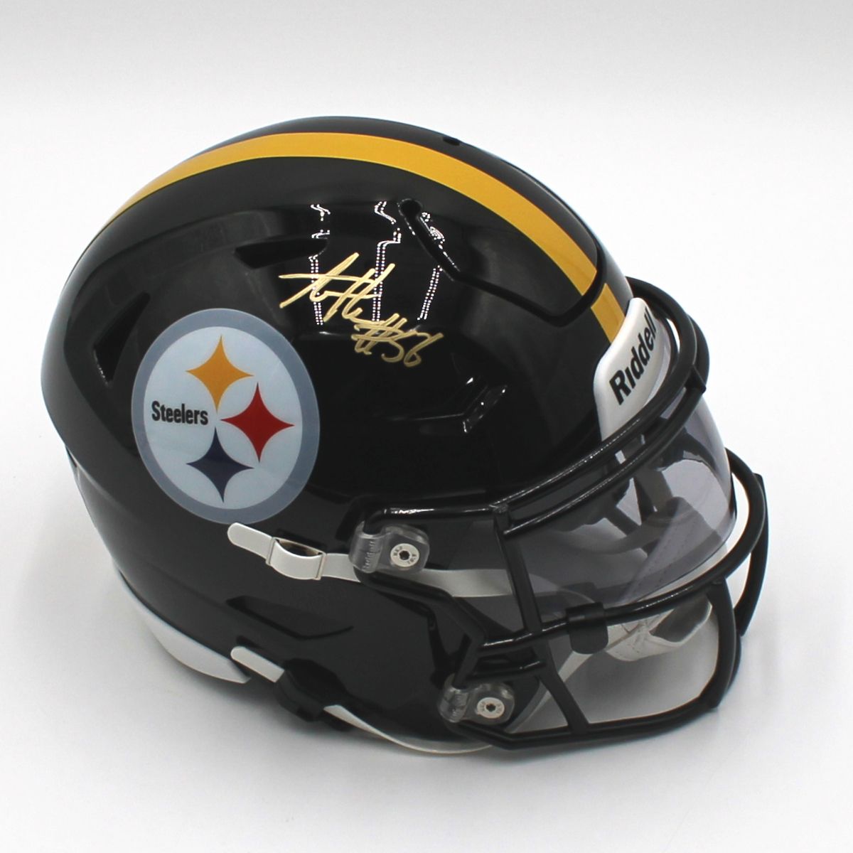 Pittsburgh Steelers #56 Alex Highsmith Autographed Riddell Speedflex Midi Helmet