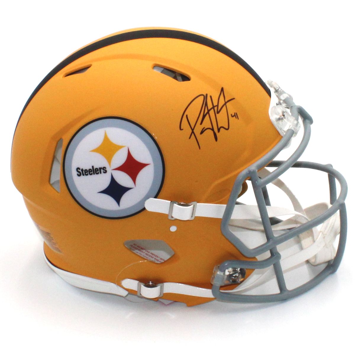 Pittsburgh Steelers #41 Payton Wilson Autographed Riddell Authentic 1933 Legacy Full-Size Helmet
