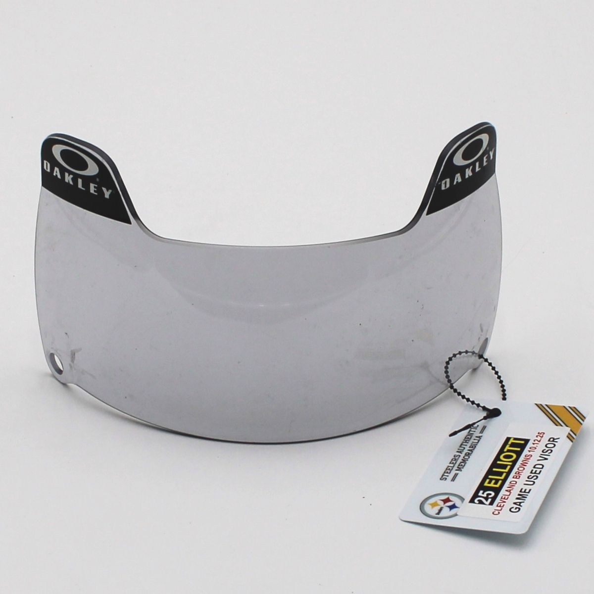 Pittsburgh Steelers #25 DeShon Elliott Game Used Helmet Visor vs Cleveland Browns 10.12.25