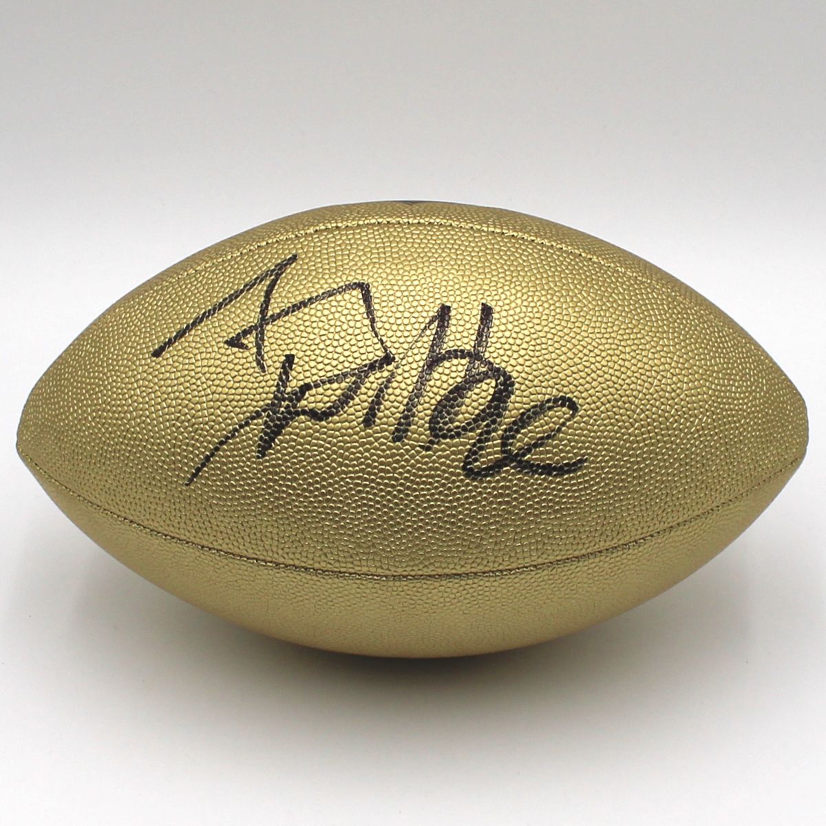 Pittsburgh Steelers #90 TJ Watt Autographed Replica Gold Football