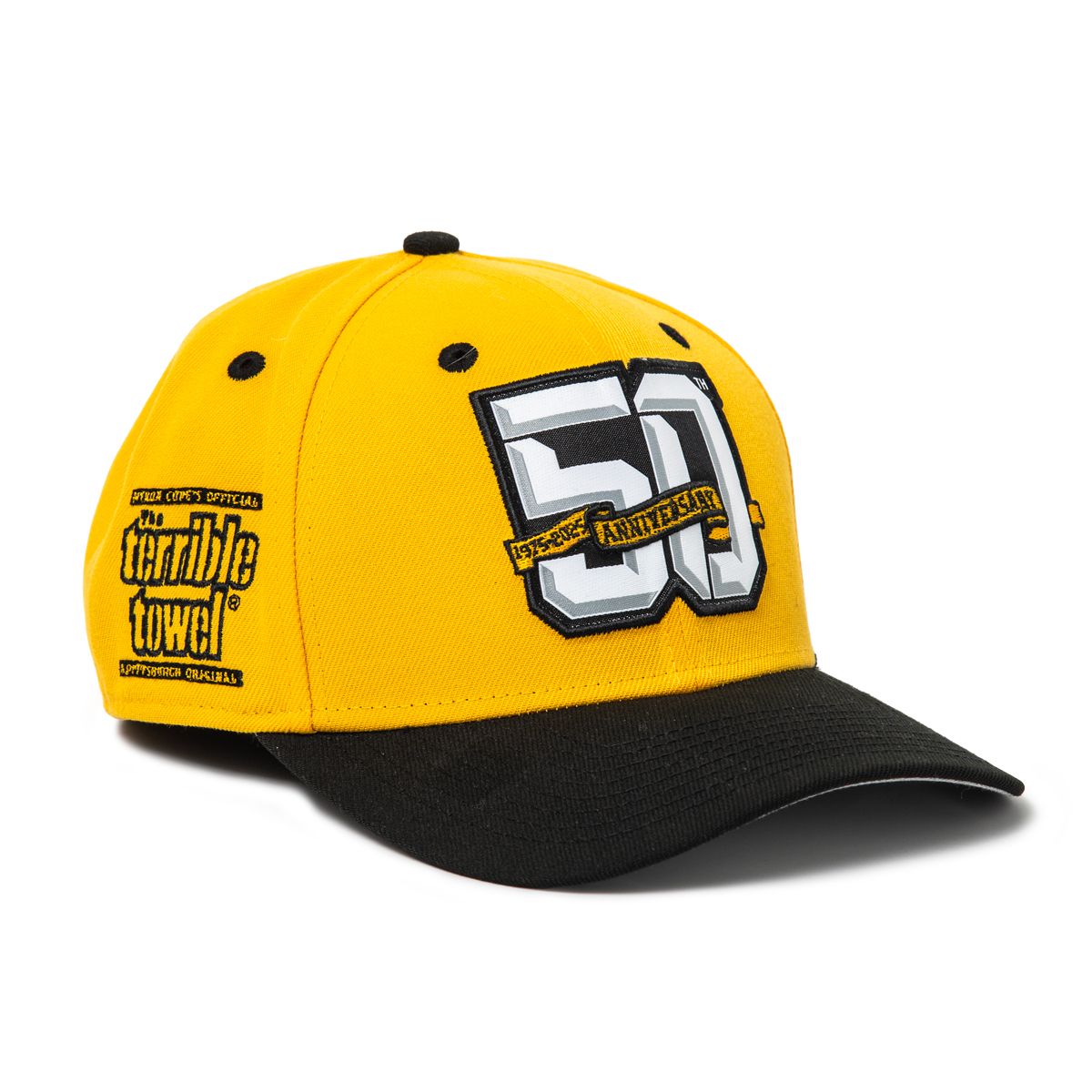 Pittsburgh Steelers New Era 9SEVENTY Gold 50th Anniversary Terrible Towel® Hat