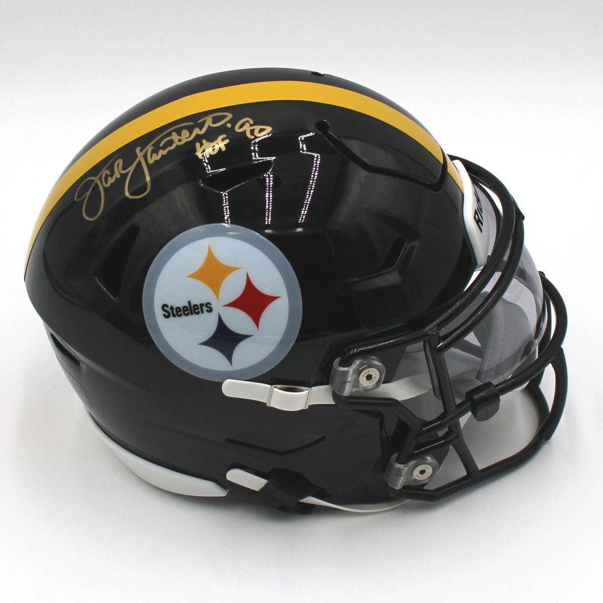 Pittsburgh Steelers #58 Jack Lambert Autographed Riddell Speedflex Midi Helmet