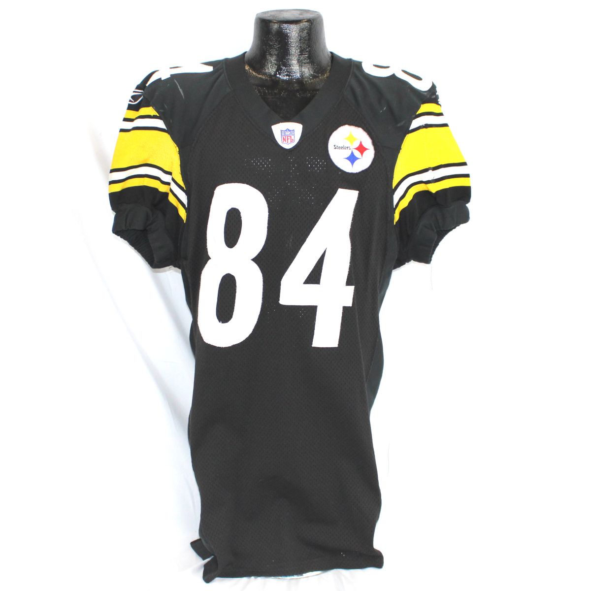 Pittsburgh Steelers #84 Jerame Tuman Game Used Home Jersey