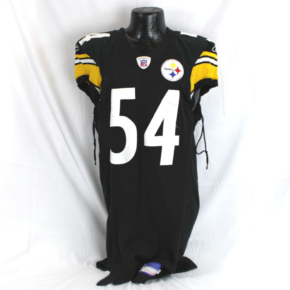 Pittsburgh Steelers #54 Rian Wallace Game Used Home Jersey