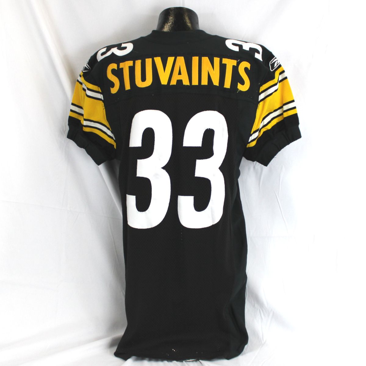 Pittsburgh Steelers #33 Russell Stuvaints Game Used Home Jersey