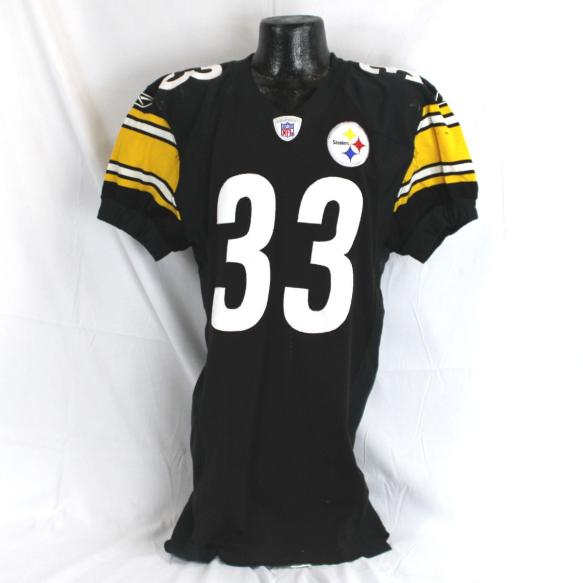 Pittsburgh Steelers #33 Russell Stuvaints Game Used Home Jersey