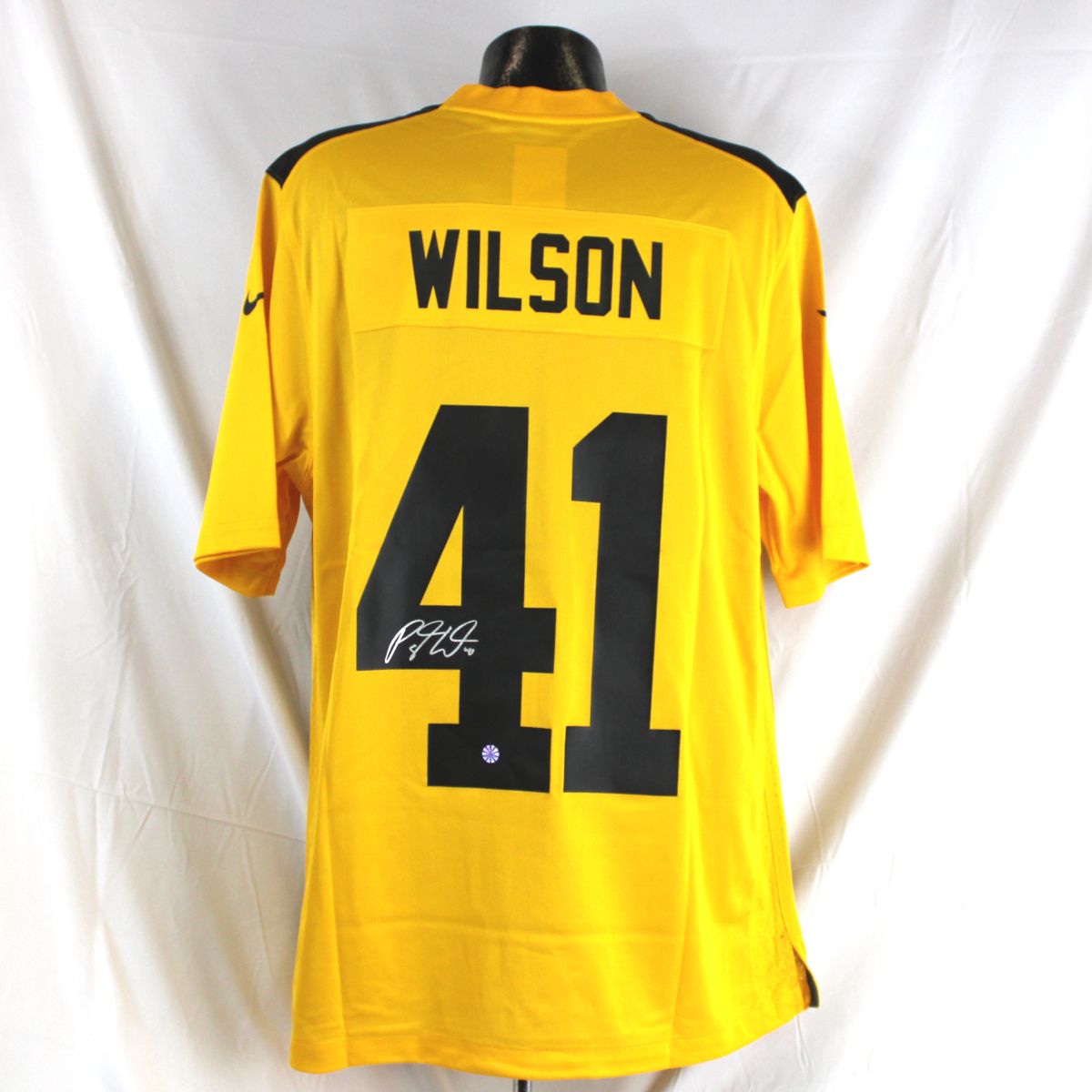 Pittsburgh Steelers #Payton Wilson Autographed Nike Replica 1933 Legacy Jersey
