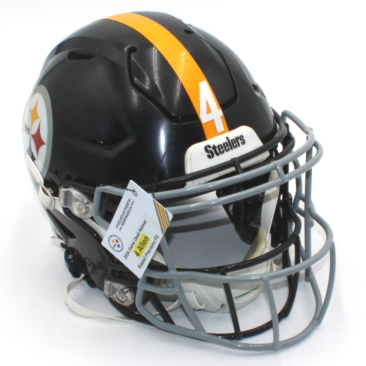 Pittsburgh Steelers #4 Kyle Allen Season Used Helmet