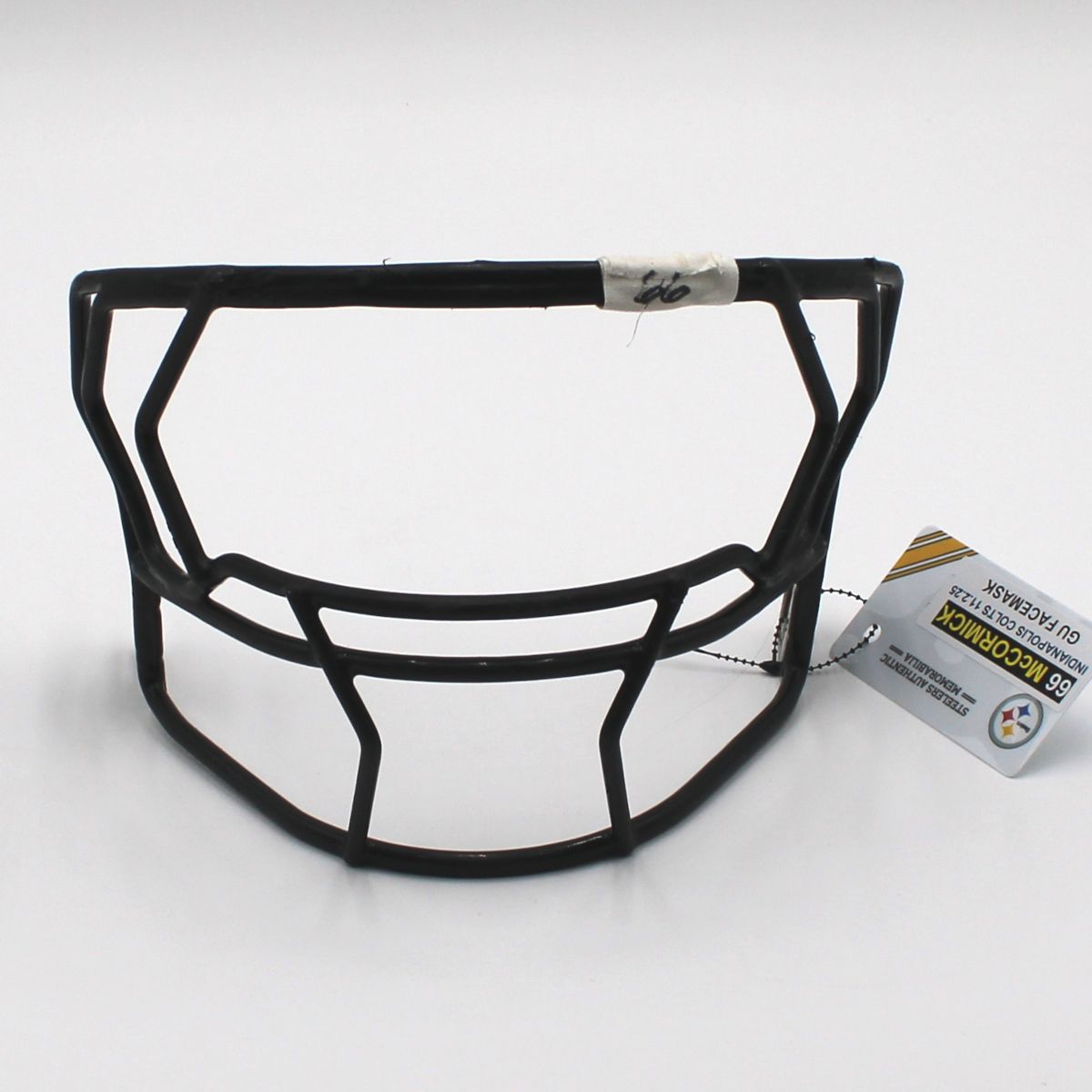 Pittsburgh Steelers #66 Mason McCormick Game Used Facemask vs Indianapolis Colts 11.2.25