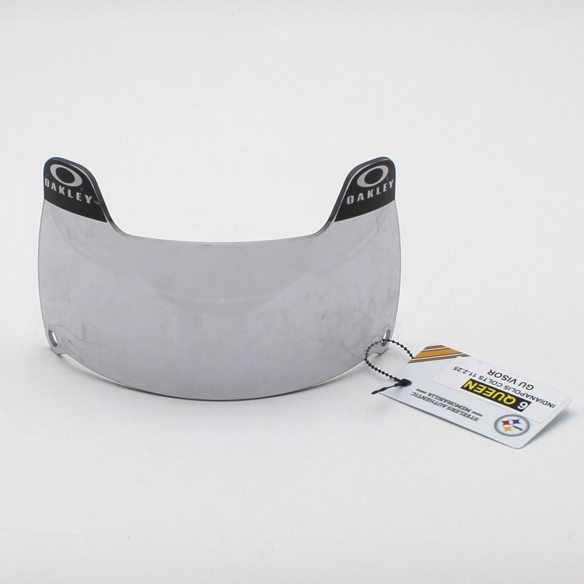 Pittsburgh Steelers #6 Patrick Queen Game Used Helmet Visor vs Indianapolis Colts 11.2.25