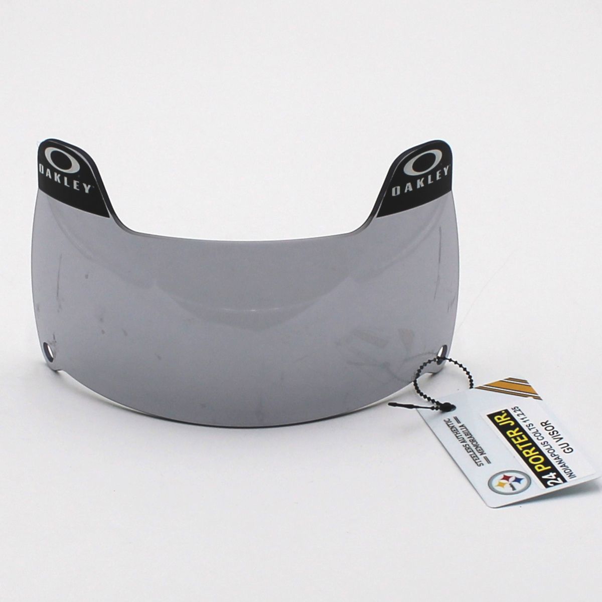 Pittsburgh Steelers #24 Joey Porter Game Used Helmet Visor vs Indianapolis Colts 11.2.25