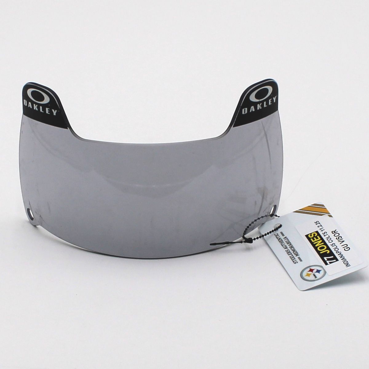 Pittsburgh Steelers #77 Broderick Jones Game Used Helmet Visor vs Indianapolis Colts 11.2.25