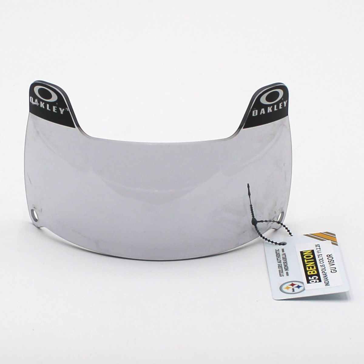 Pittsburgh Steelers #95 Keeanu Benton Game Used Helmet Visor vs Indianapolis Colts 11.2.25