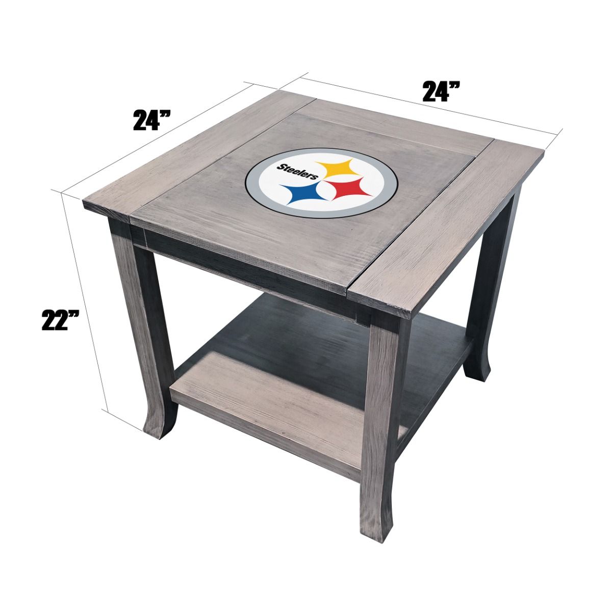 Pittsburgh Steelers Game Day Side Table