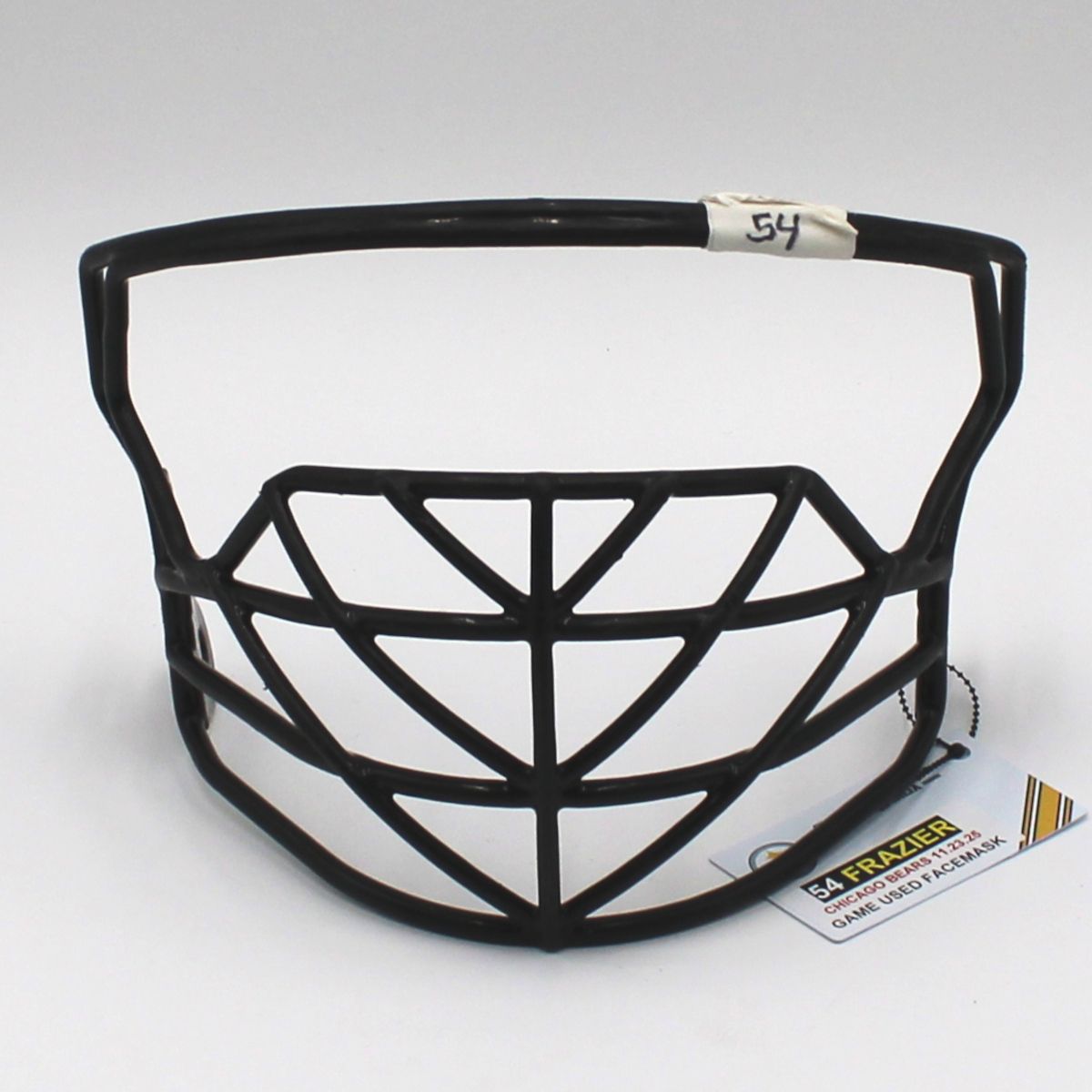 Pittsburgh Steelers #54 Zach Frazier Game Used Facemask vs Chicago Bears 11.23.25
