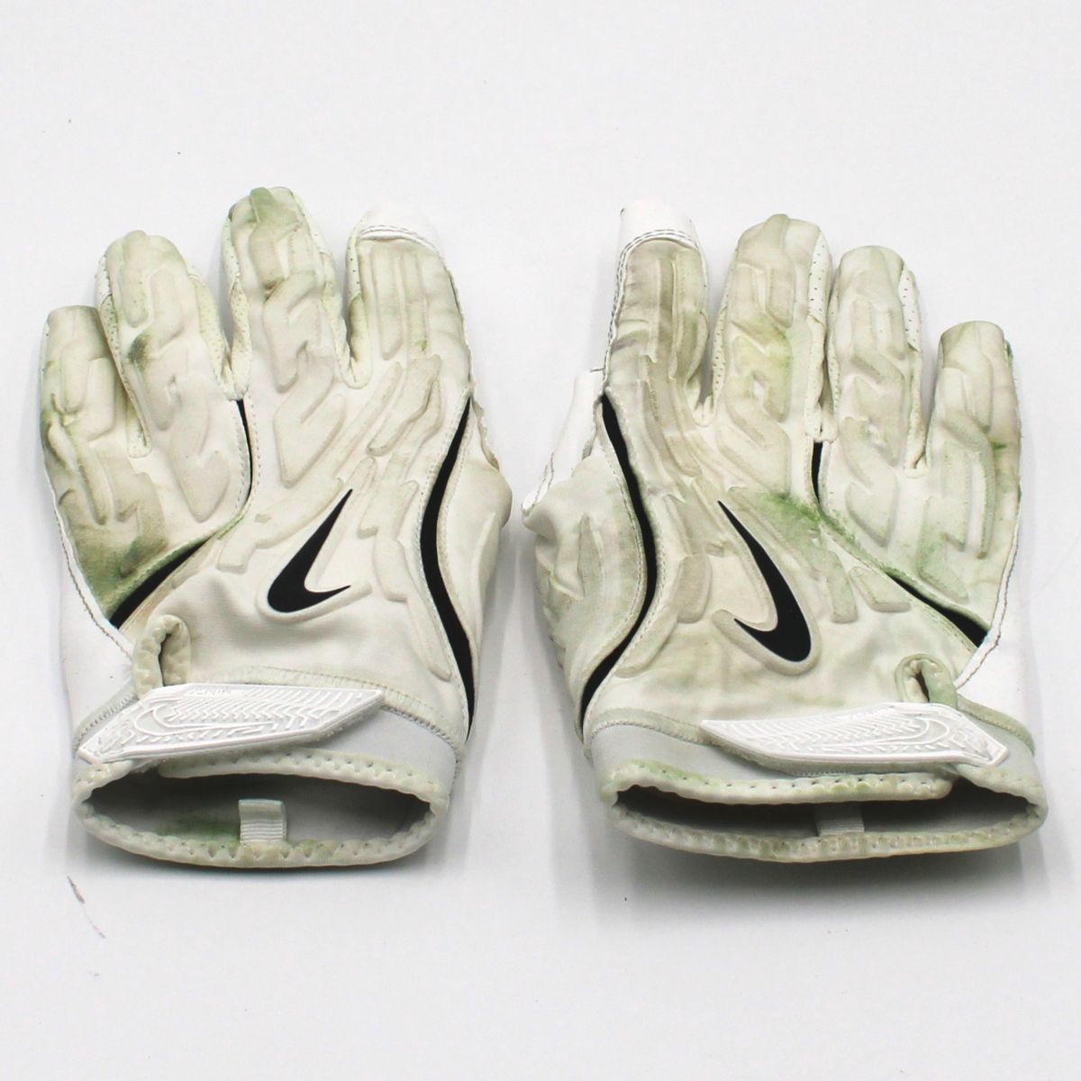 Pittsburgh Steelers #93 Esezi Otomewo Game Used Gloves vs Baltimore 12.7.25