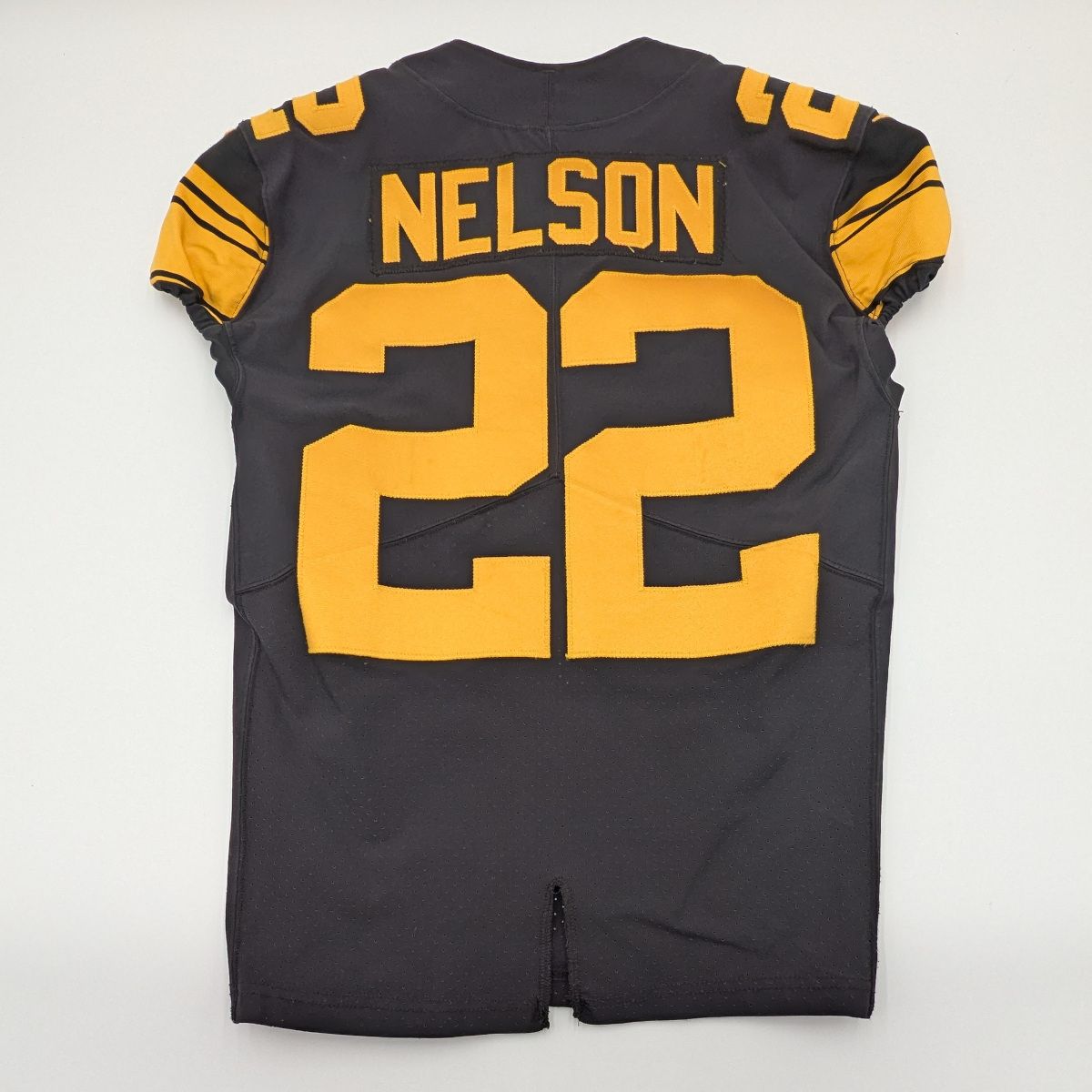 Pittsburgh Steelers #22 Steven Nelson Game Used Color Rush Jersey