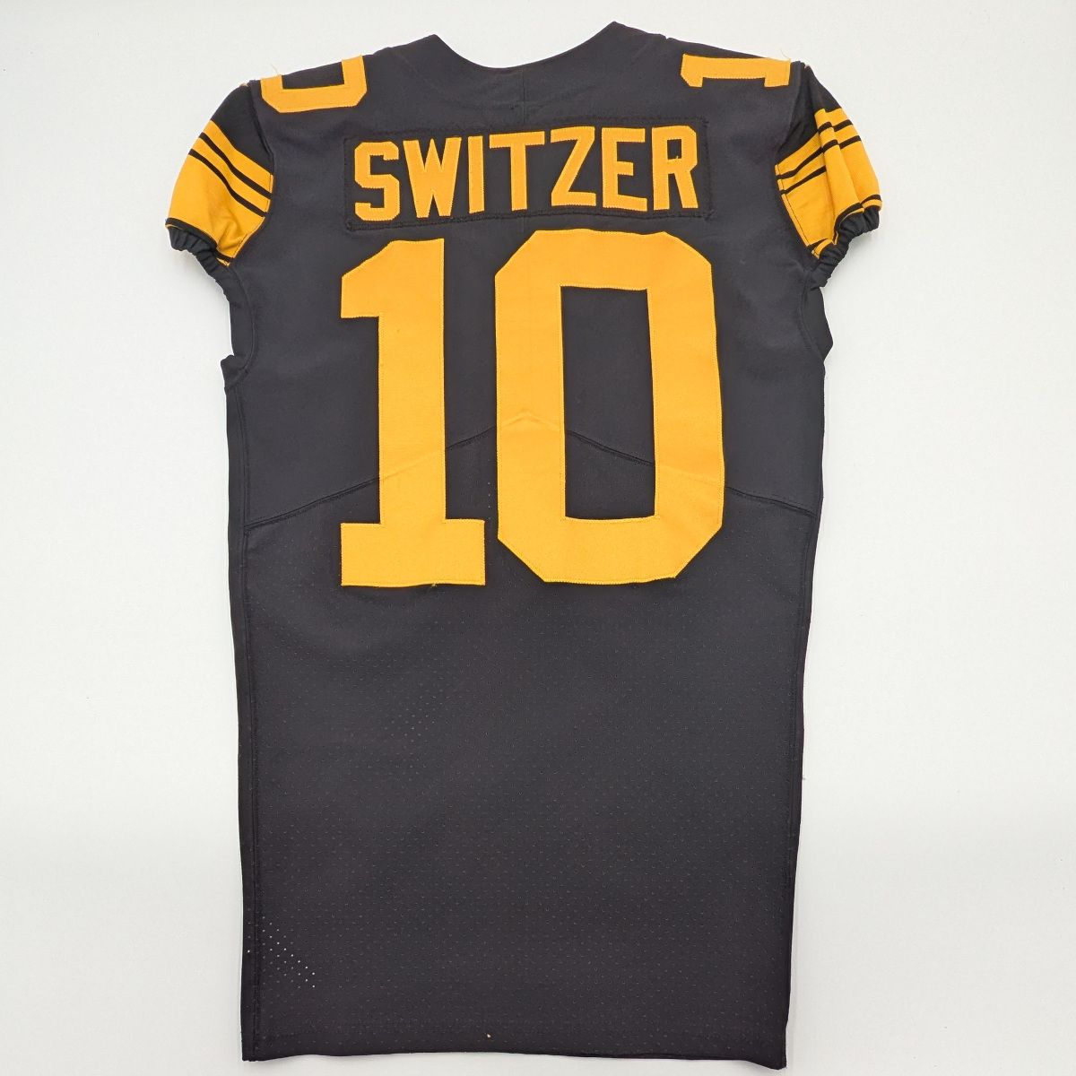 Pittsburgh Steelers #10 Ryan Switzer Game Used Color Rush Jersey