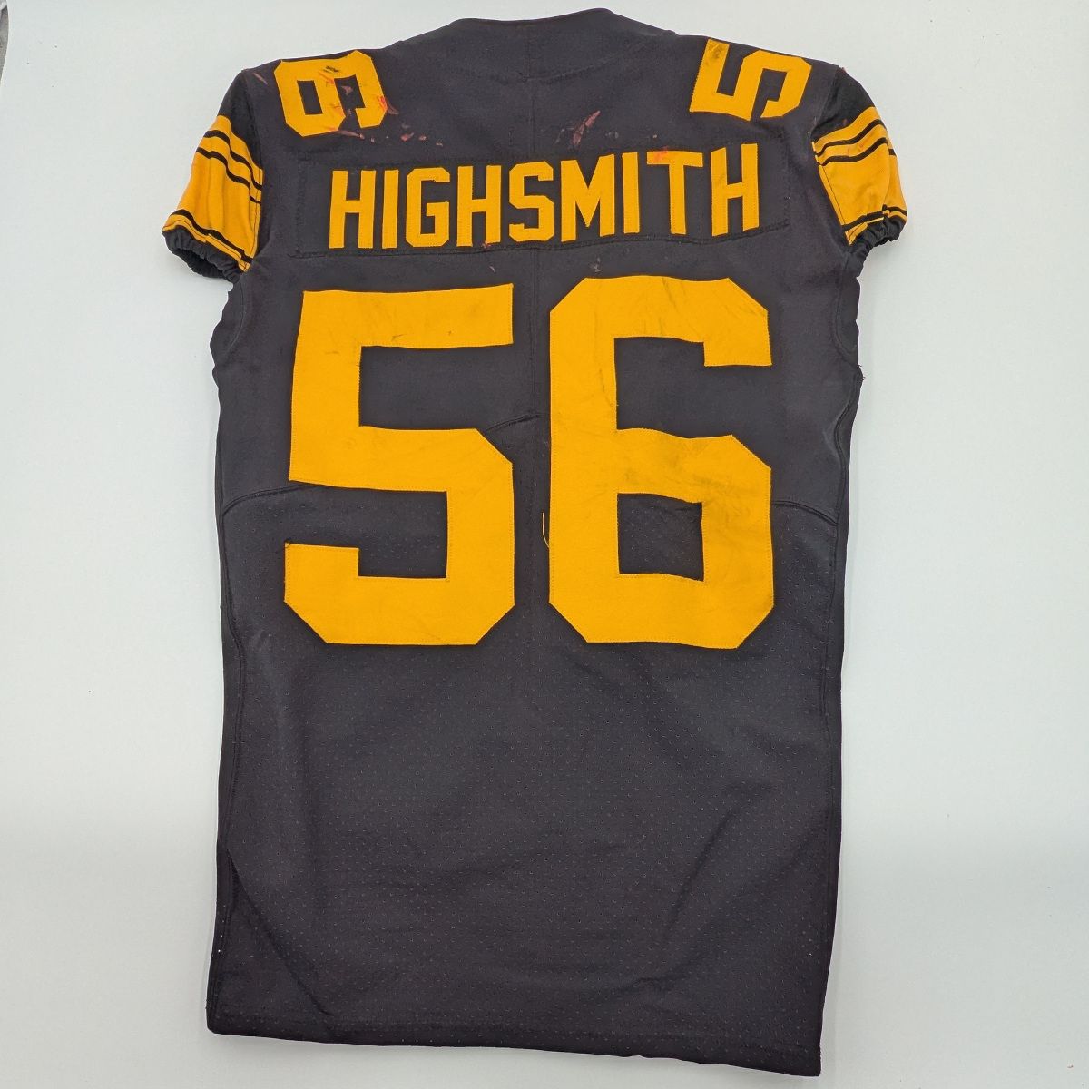 Pittsburgh Steelers #56 Alex Highsmith Game Used Color Rush Jersey