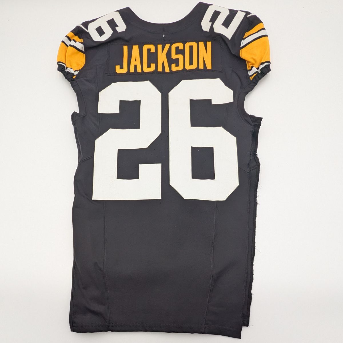 Pittsburgh Steelers #26 Donte Jackson Game Used Throwback Jersey