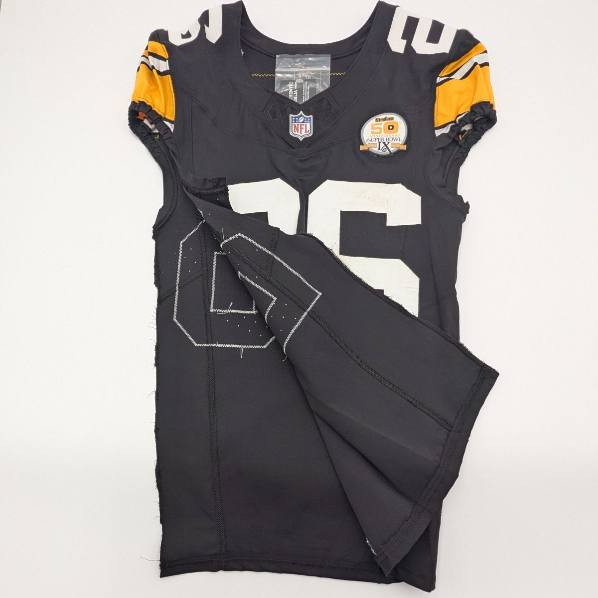 Pittsburgh Steelers #26 Donte Jackson Game Used Throwback Jersey