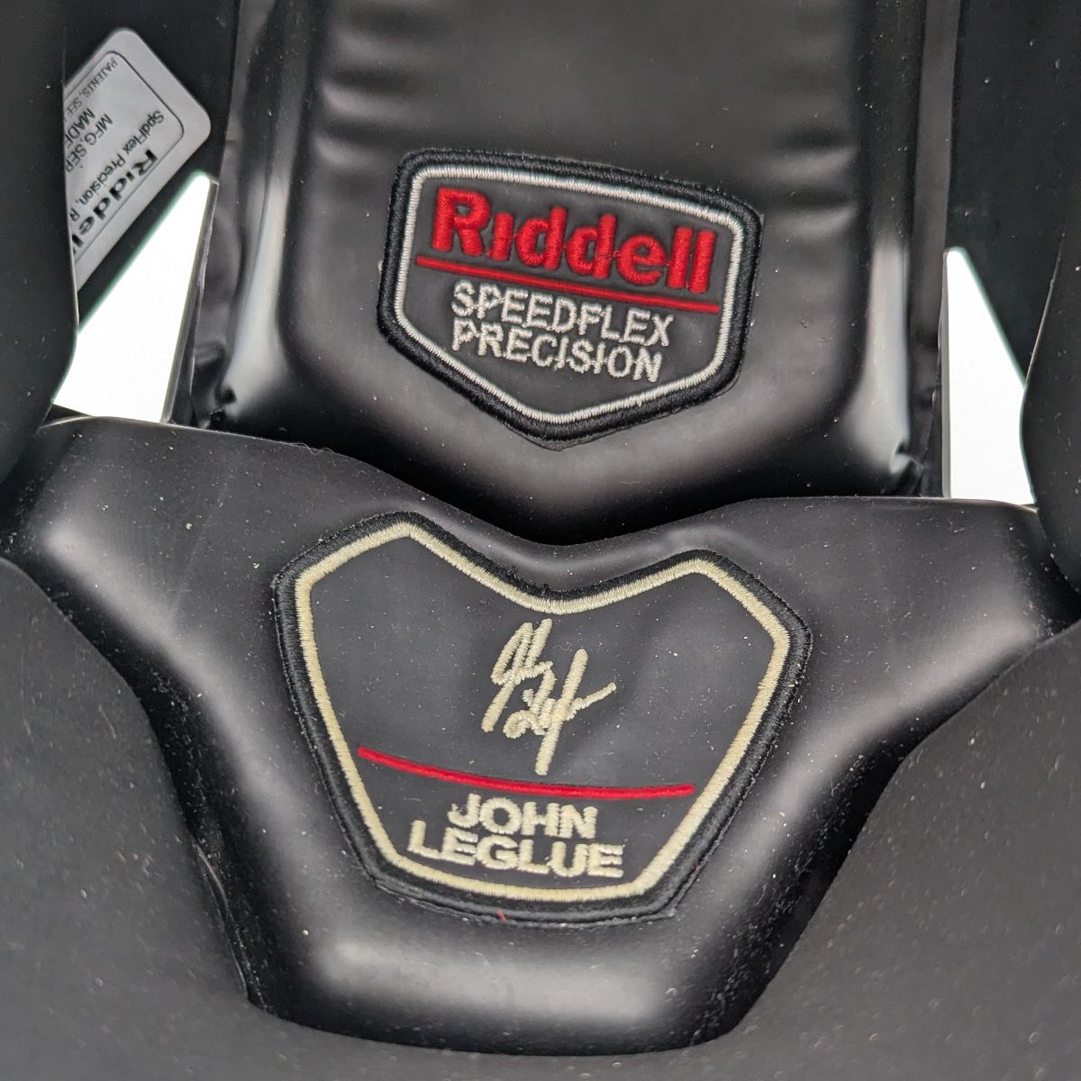 Pittsburgh Steelers #68 John Leglue Practice Used Helmet