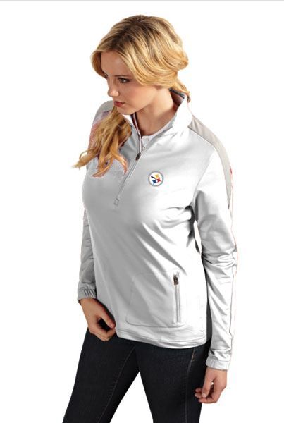 Pittsburgh Steelers Antigua Women's Succeed 1/4 Zip Pullover