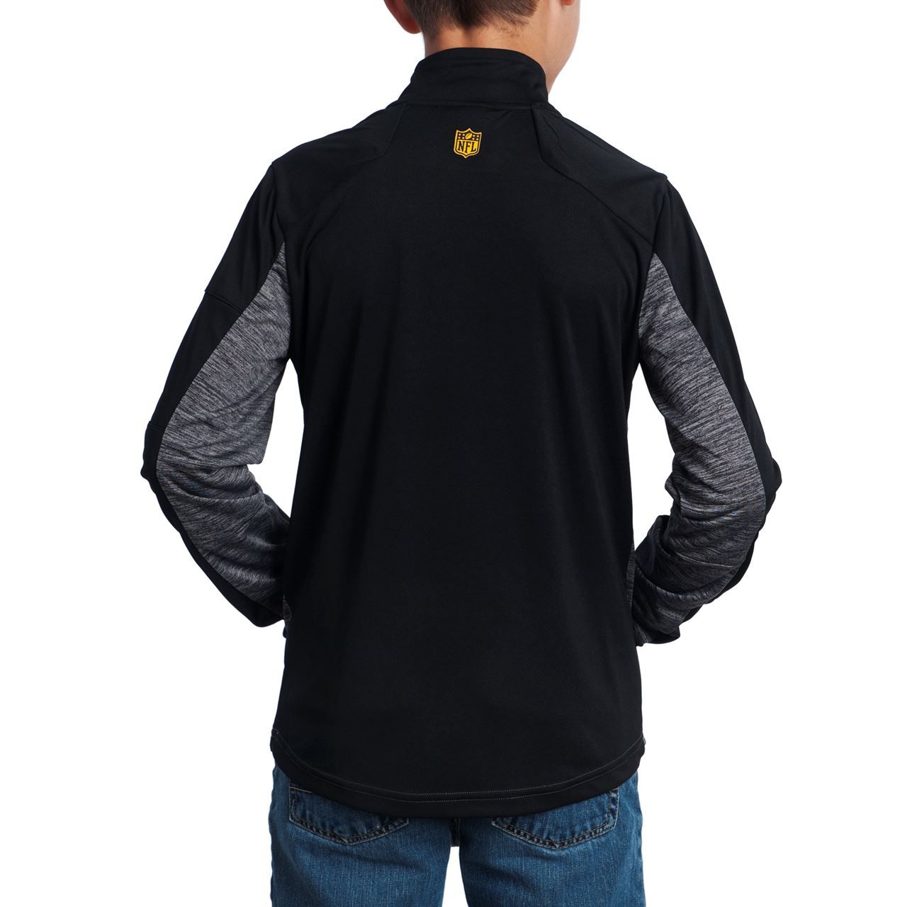 Pittsburgh Steelers Boys Paramount 1/4 Zip Sweatshirt