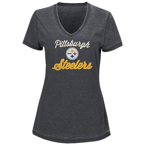 Pittsburgh Steelers Women's Plus Size Game Day T-Shirt