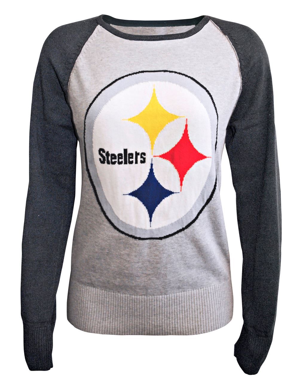 Pittsburgh Steelers Women's Touch Fan For Life Grey Sweater
