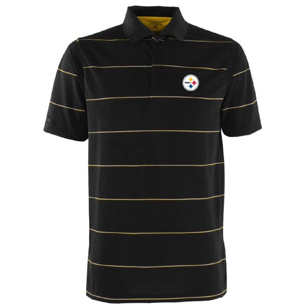 Pittsburgh Steelers Antigua Brilliant Black Polo