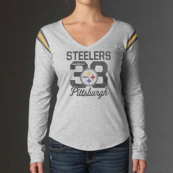Pittsburgh Steelers Women's Longsleeve Touchdown T-Shirt