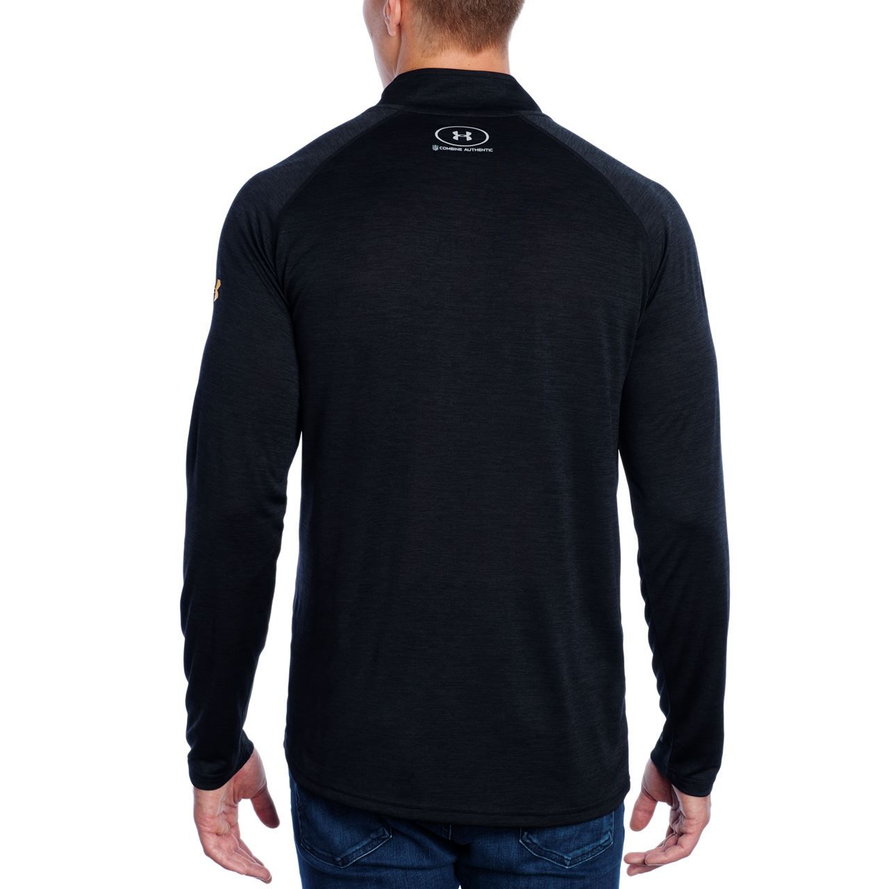 Pittsburgh Steelers Under Armour NFL Combine Long Sleeve Twist Tech 1/4 Zip Top