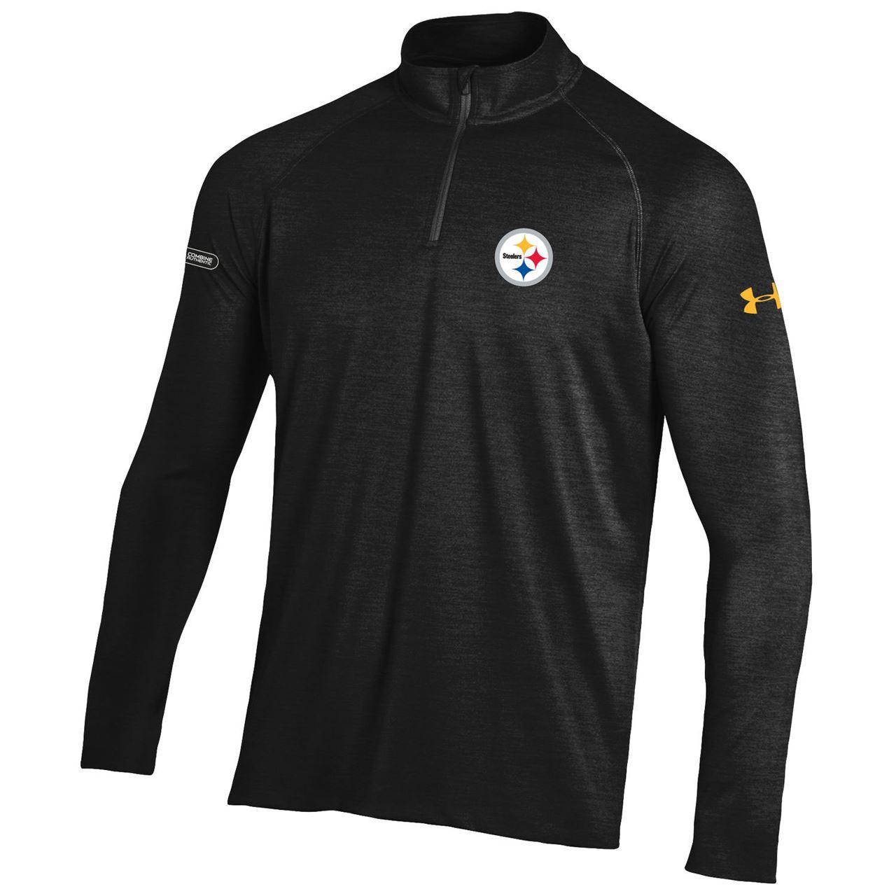 Pittsburgh Steelers Under Armour NFL Combine Long Sleeve Twist Tech 1/4 Zip Top 4 Pittsburgh Steelers Under Armour NFL Combine Long Sleeve Twist Tech 1/4 Zip Top