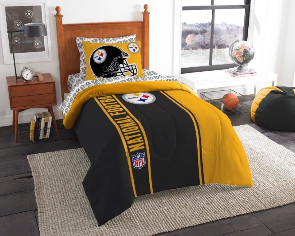 Pittsburgh Steelers 5 Pc Twin Bed In A Bag