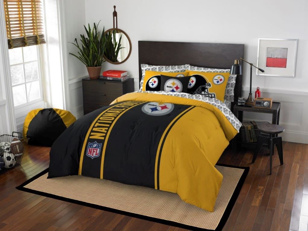 Pittsburgh Steelers 7 Pc Full Bed In A Bag