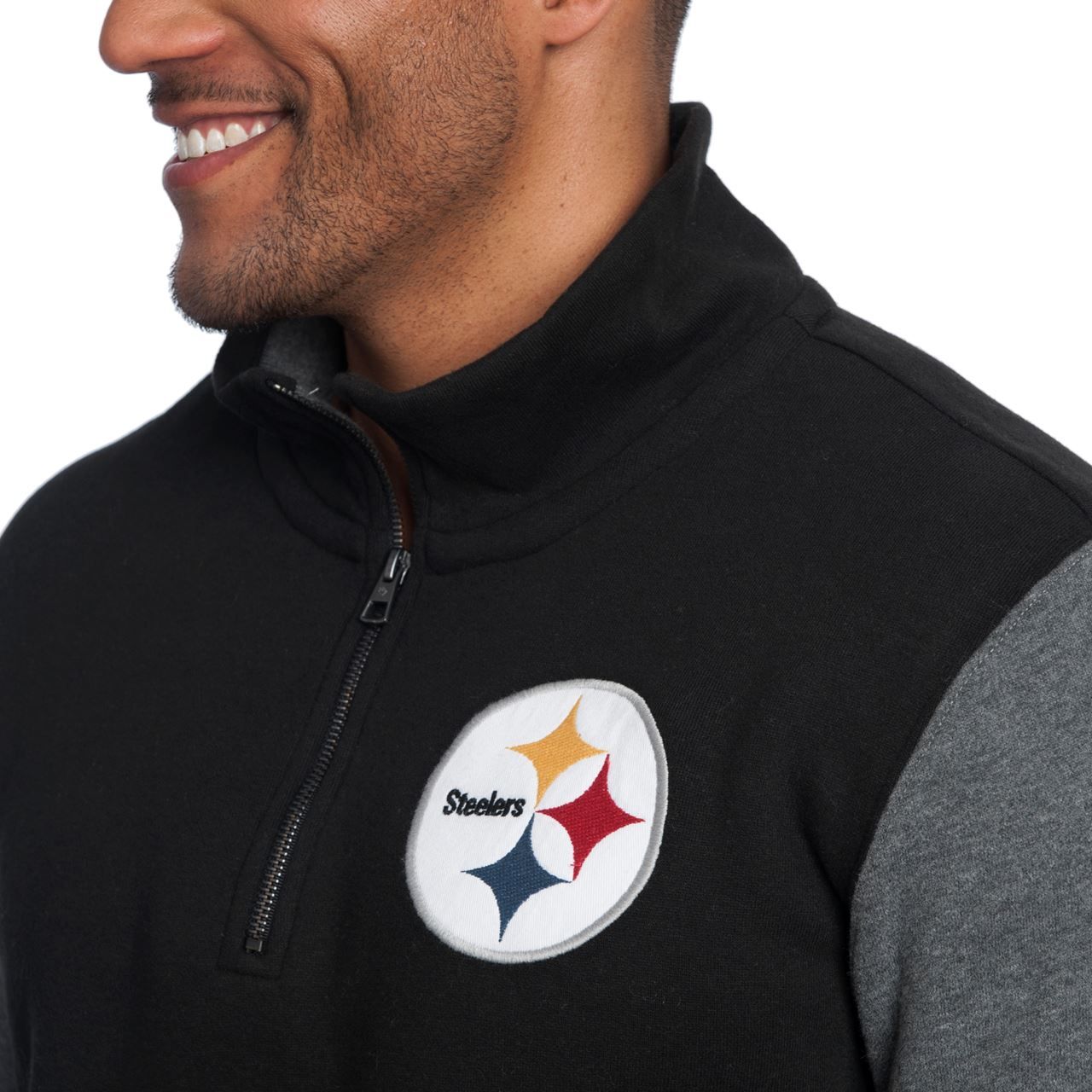 Pittsburgh Steelers '47 Triple Coverage 1/4 Zip Fleece Top 3 Pittsburgh Steelers '47 Triple Coverage 1/4 Zip Fleece Top