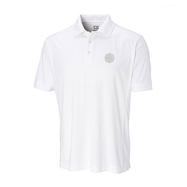 Pittsburgh Steelers Cutter & Buck DryTec Embossed Sullivan White Polo