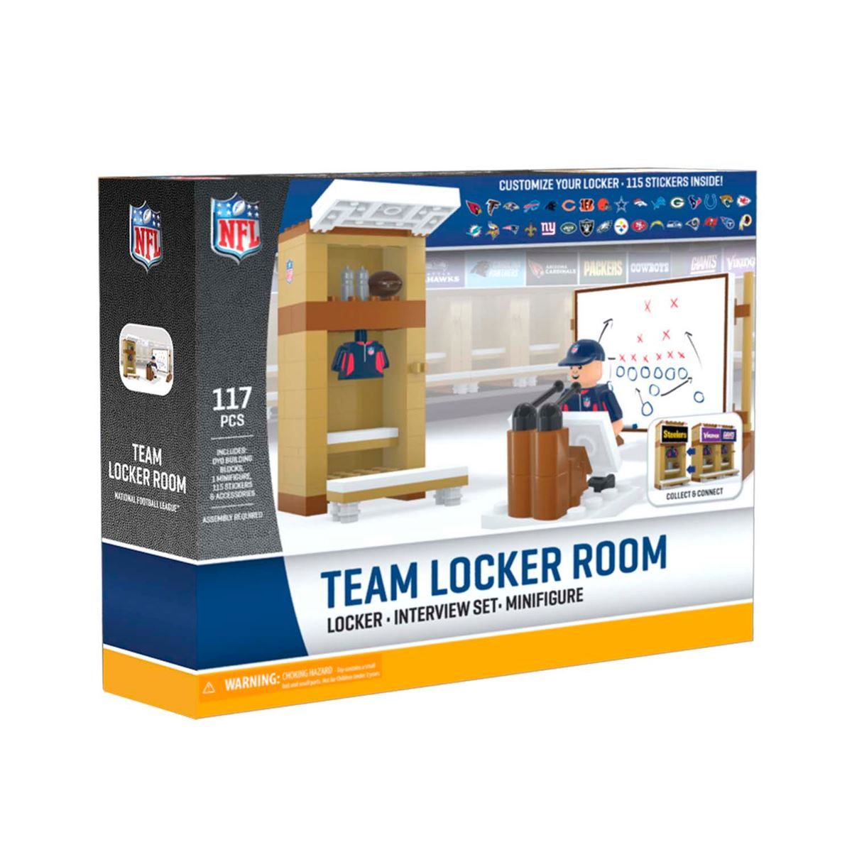 Pittsburgh Steelers Building Block Team Locker Room - The Official ...